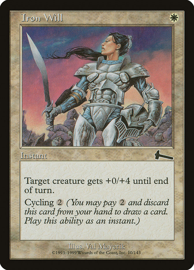 Iron Will [Urza's Legacy] Foil
