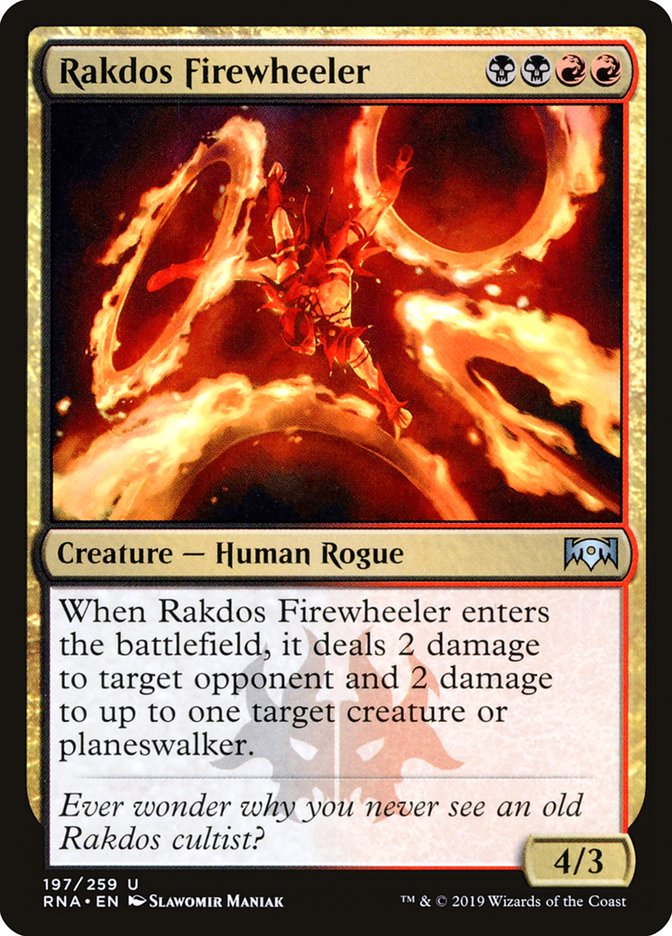 Rakdos Firewheeler [Ravnica Allegiance] Foil