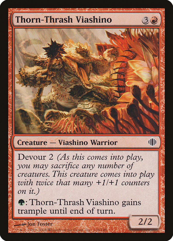 Thorn-Thrash Viashino [Shards of Alara] Foil
