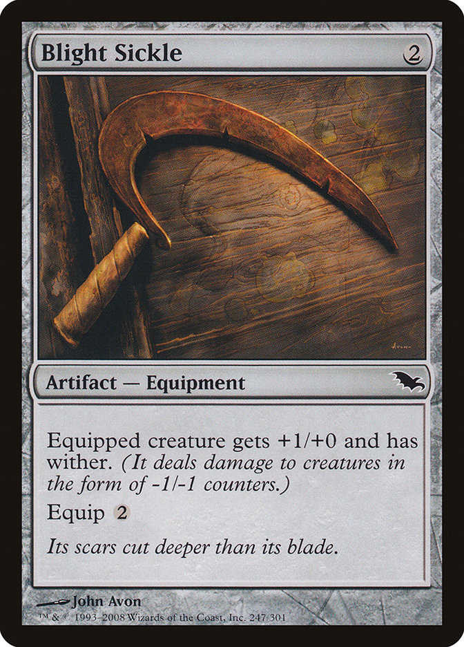 Blight Sickle [Shadowmoor] Foil