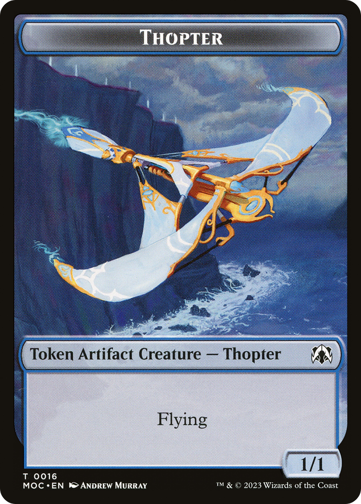 Thopter  [March of the Machine Commander Tokens]