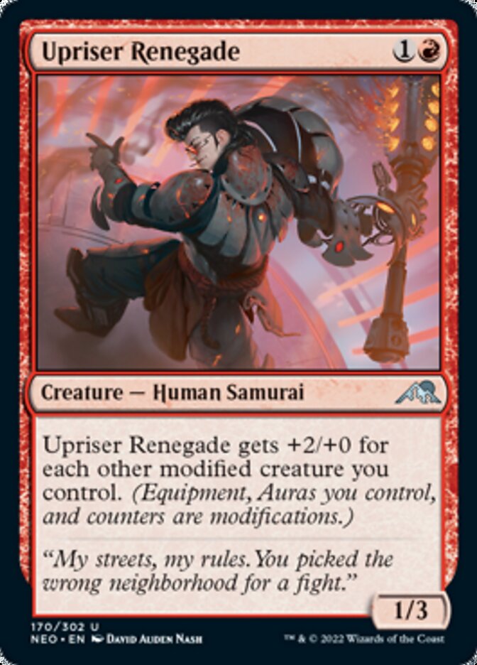 Upriser Renegade [Kamigawa: Neon Dynasty] Foil