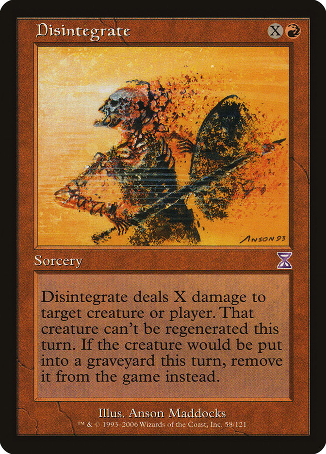 Disintegrate [Time Spiral Timeshifted] Foil