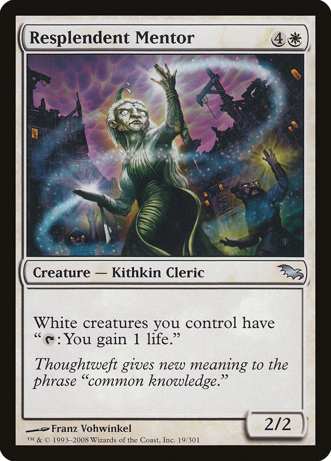 Resplendent Mentor [Shadowmoor] Foil