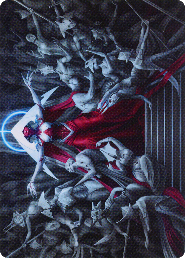 Elesh Norn, Mother of Machines // Elesh Norn, Mother of Machines  [Phyrexia: All Will Be One Art Series] (Borderless) Foil