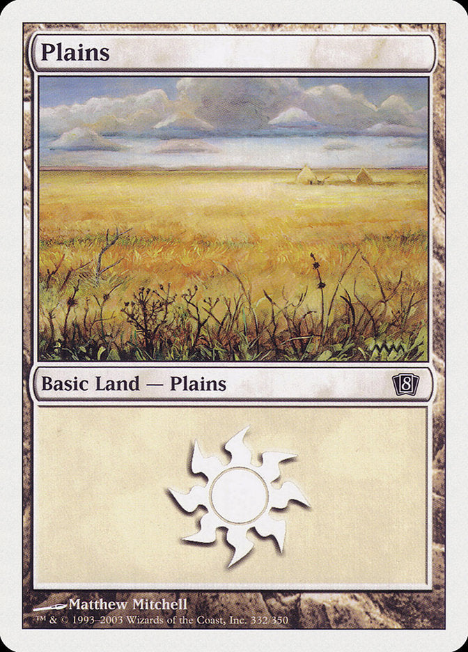 Plains (332) [Eighth Edition] Foil