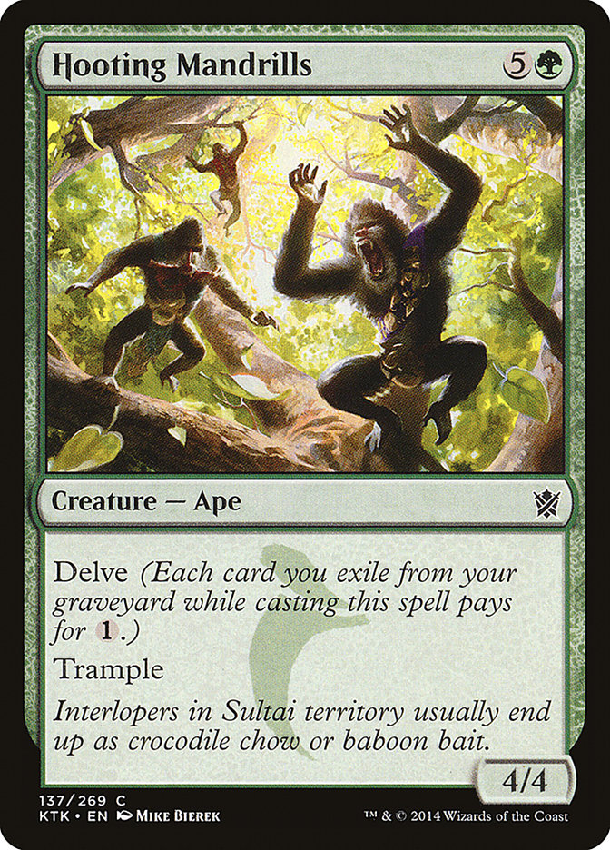 Hooting Mandrills [Khans of Tarkir] Foil