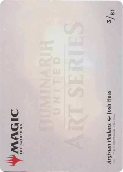 Argivian Phalanx // Argivian Phalanx  [Dominaria United Art Series] (Borderless) Foil
