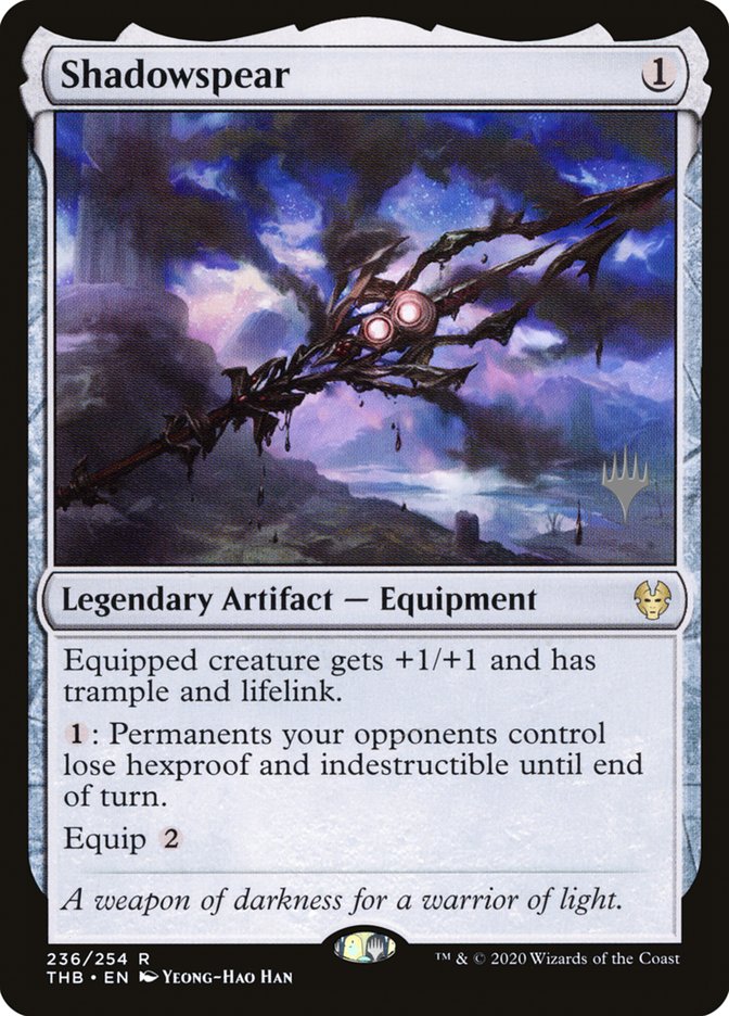 Shadowspear (Promo Pack) [Theros Beyond Death Promos] Foil