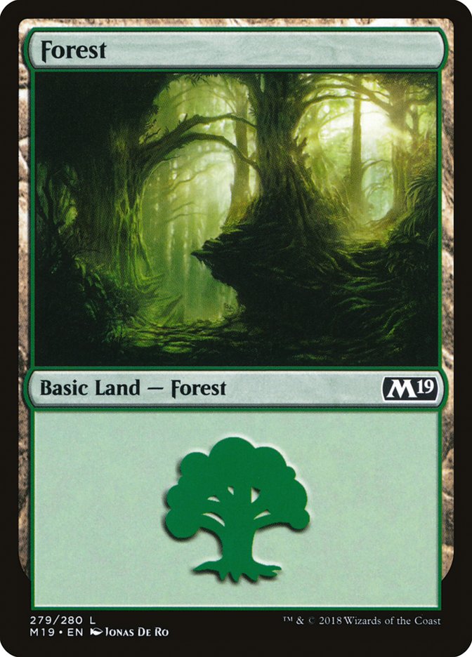 Forest (279) [Core Set 2019] Foil