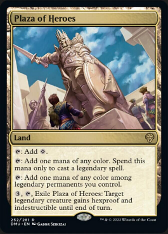 Plaza of Heroes [Dominaria United] Foil