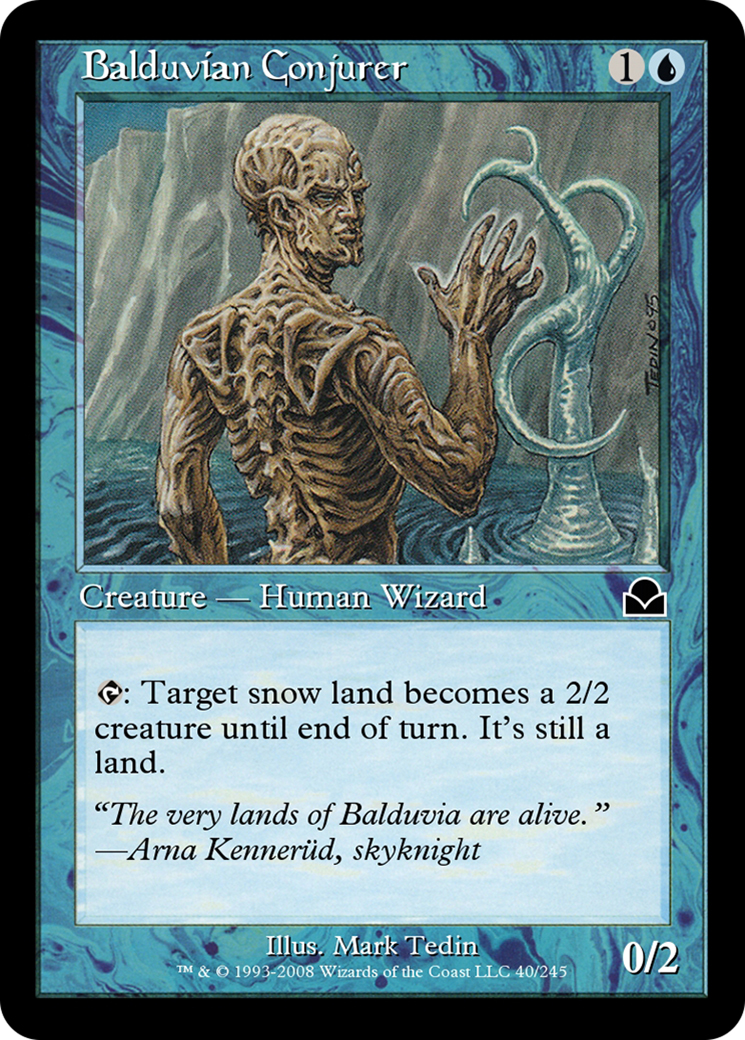 Balduvian Conjurer  [Masters Edition II] Foil