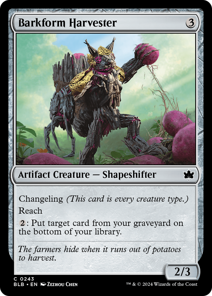 Barkform Harvester [Bloomburrow] Foil