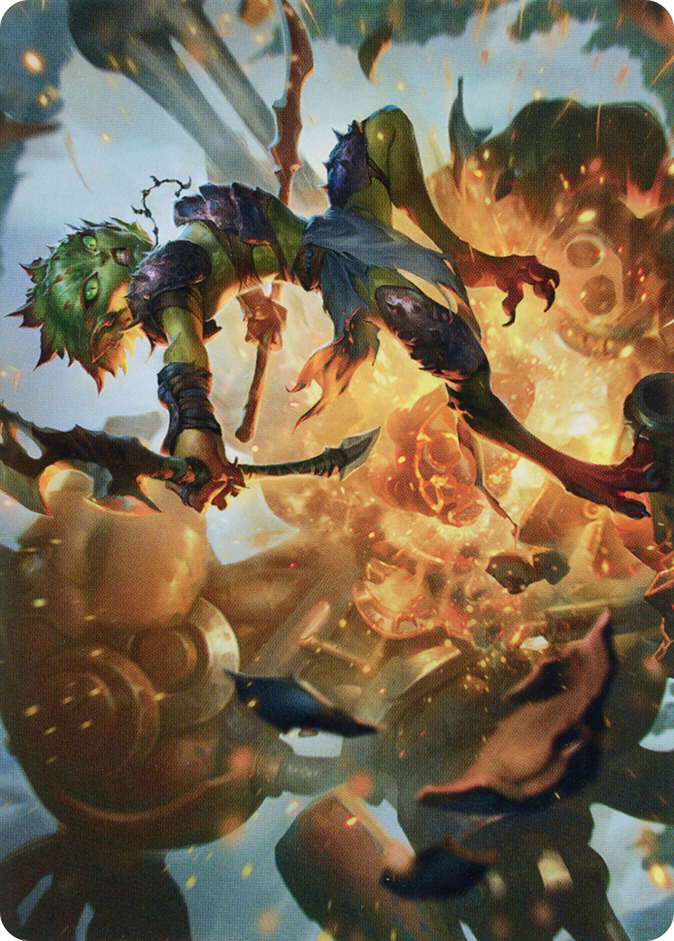 Argothian Sprite // Argothian Sprite  [The Brothers' War Art Series] (Borderless) Foil