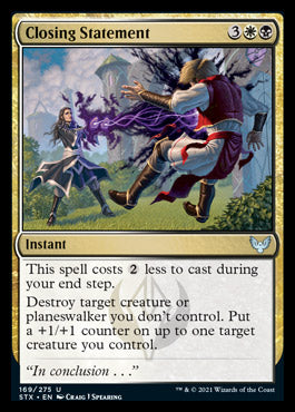 Closing Statement [Strixhaven: School of Mages] Foil