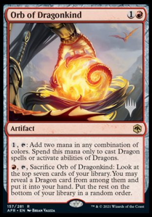 Orb of Dragonkind (Promo Pack) [Dungeons & Dragons: Adventures in the Forgotten Realms Promos] Foil