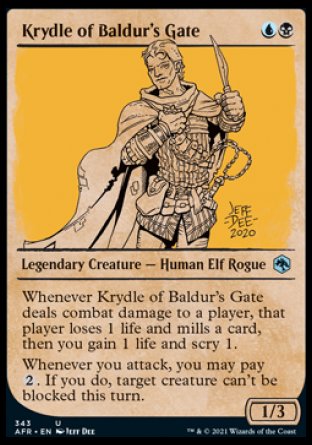 Krydle of Baldur's Gate (Showcase) [Dungeons & Dragons: Adventures in the Forgotten Realms] Foil -1