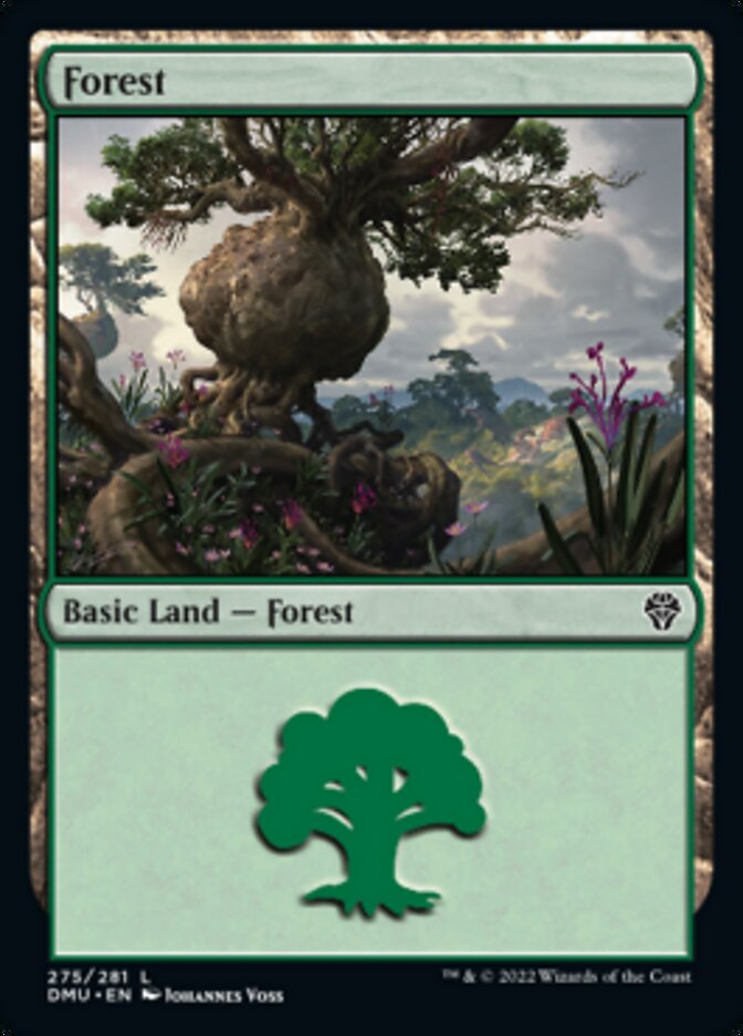 Forest (275) [Dominaria United] Foil