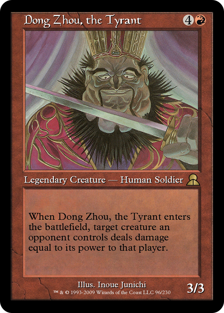 Dong Zhou, the Tyrant  [Masters Edition III]