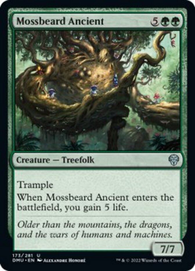 Mossbeard Ancient [Dominaria United] Foil