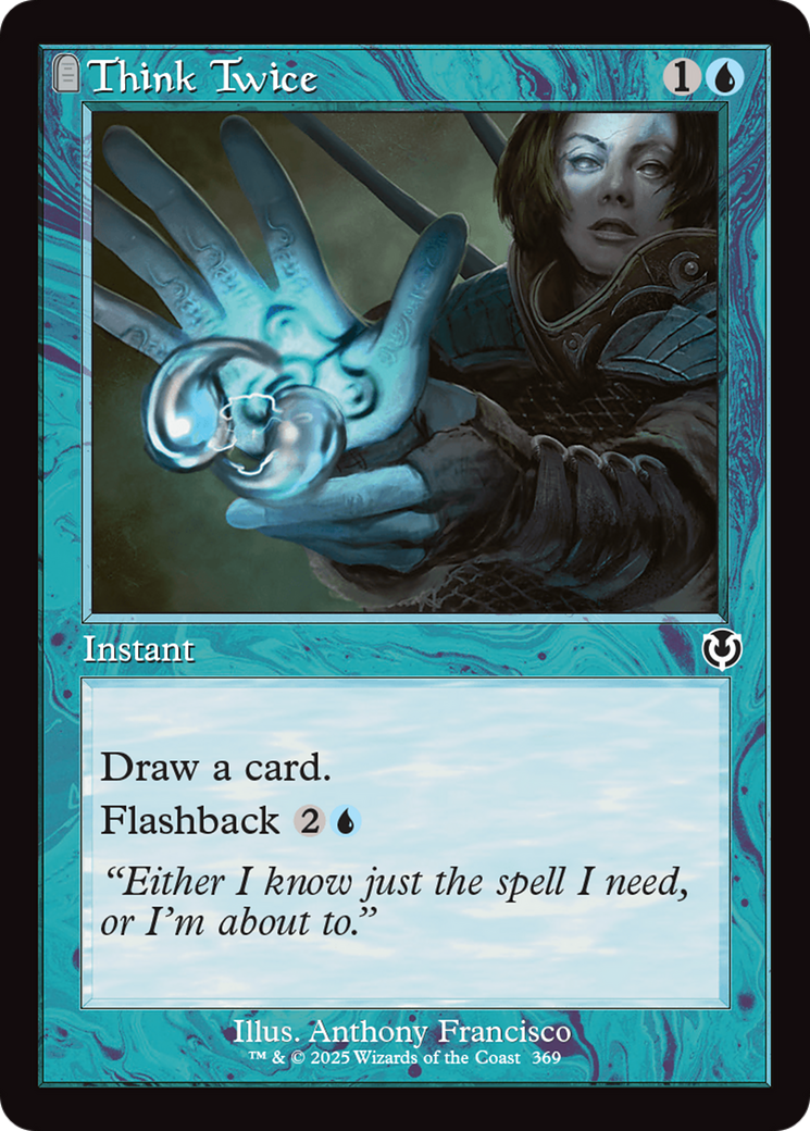 Think Twice (Retro Frame) [Innistrad Remastered] Foil