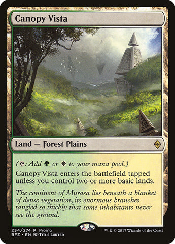 Canopy Vista (Promo) [Standard Showdown Promos]