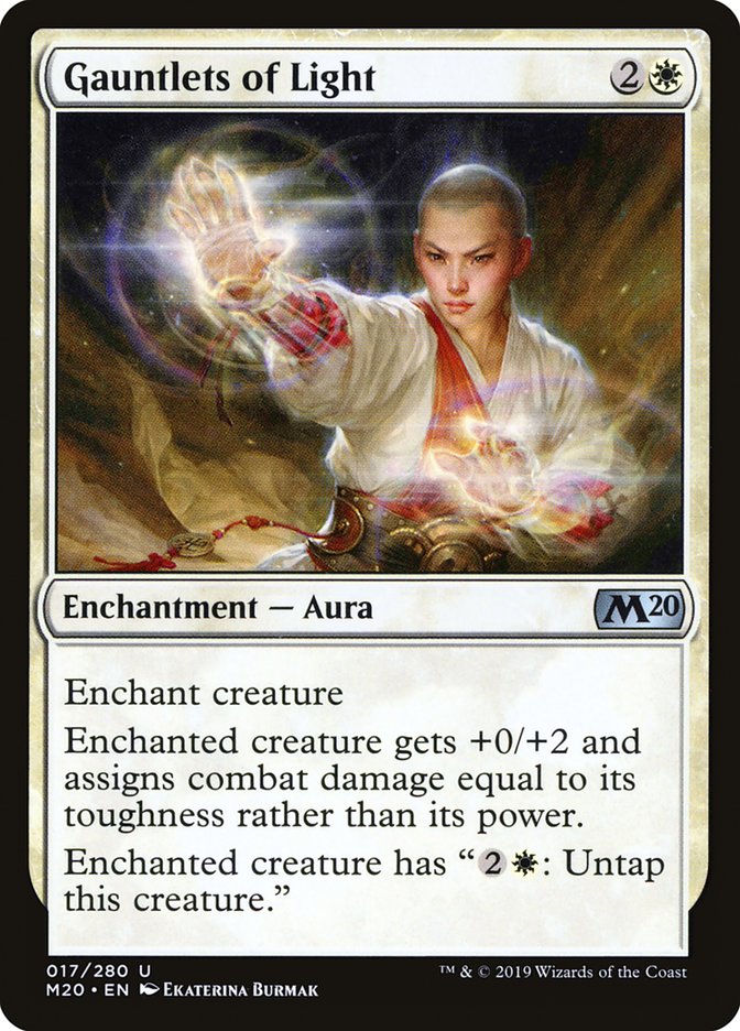Gauntlets of Light [Core Set 2020] Foil