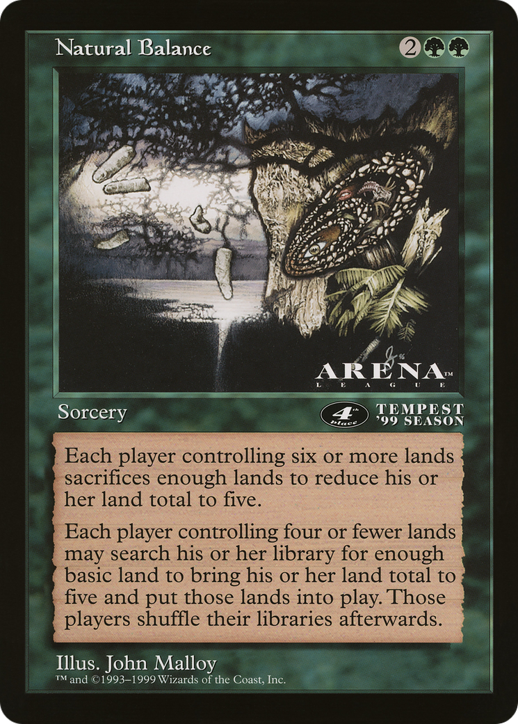 Natural Balance  [Oversized League Prizes]