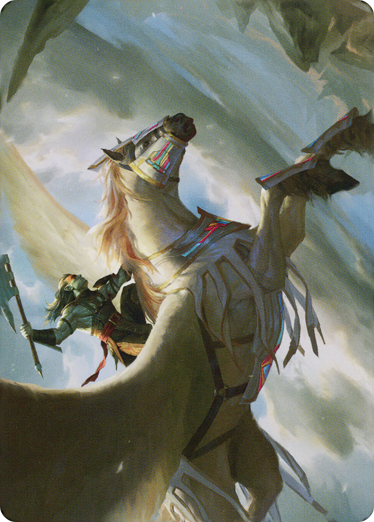 Cleaving Skyrider // Cleaving Skyrider  [Dominaria United Art Series] (Borderless) Foil
