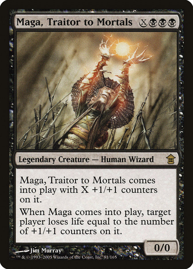 Maga, Traitor to Mortals [Saviors of Kamigawa] Foil