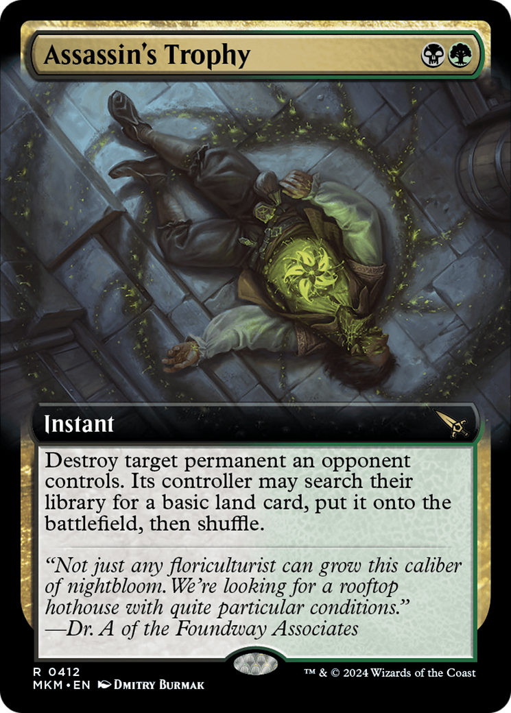 Assassin's Trophy (Extended Art) [Murders at Karlov Manor] Foil