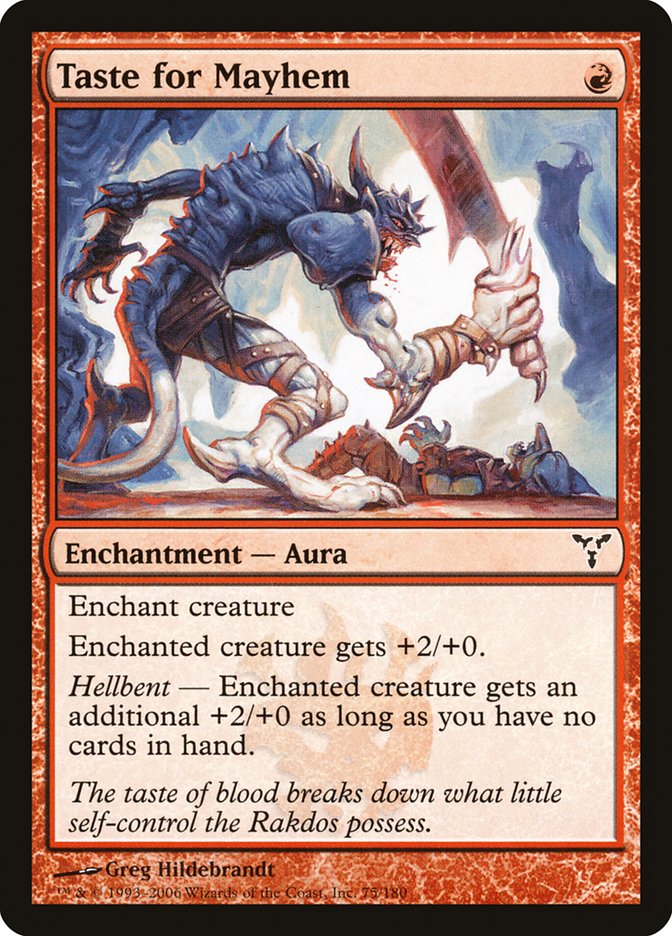 Taste for Mayhem [Dissension] Foil