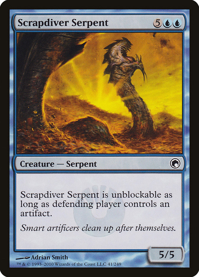 Scrapdiver Serpent [Scars of Mirrodin] Foil