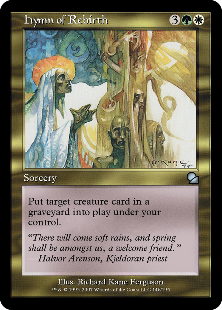 Hymn of Rebirth  [Masters Edition] Foil