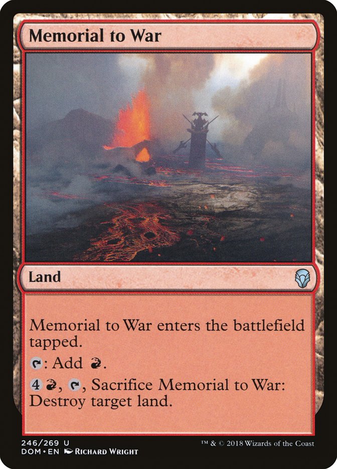 Memorial to War [Dominaria] Foil