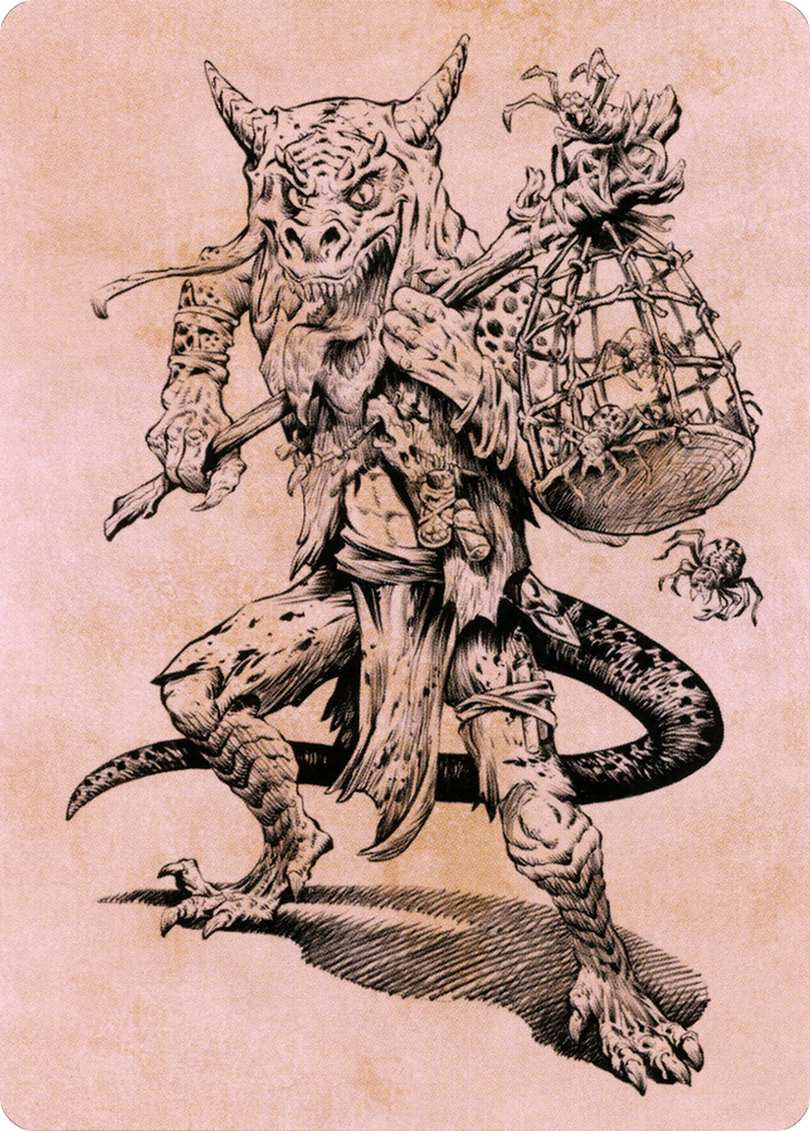 Taunting Kobold // Taunting Kobold  [Battle for Baldur's Gate Art Series] (Borderless) Foil