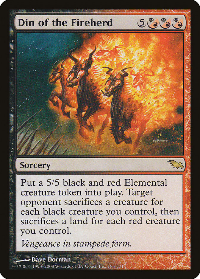Din of the Fireherd [Shadowmoor] Foil