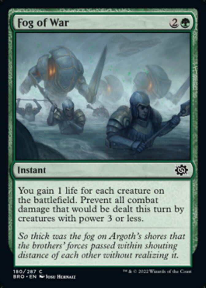 Fog of War [The Brothers' War] Foil