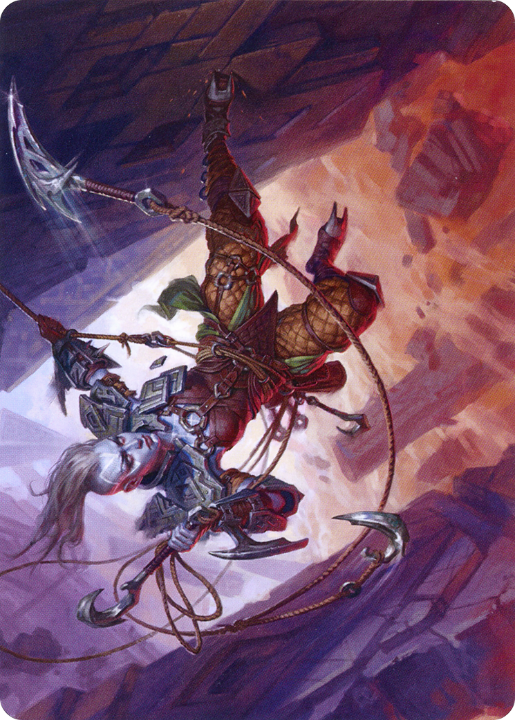 Akiri, Fearless Voyager // Akiri, Fearless Voyager  [Zendikar Rising Art Series] (Borderless)