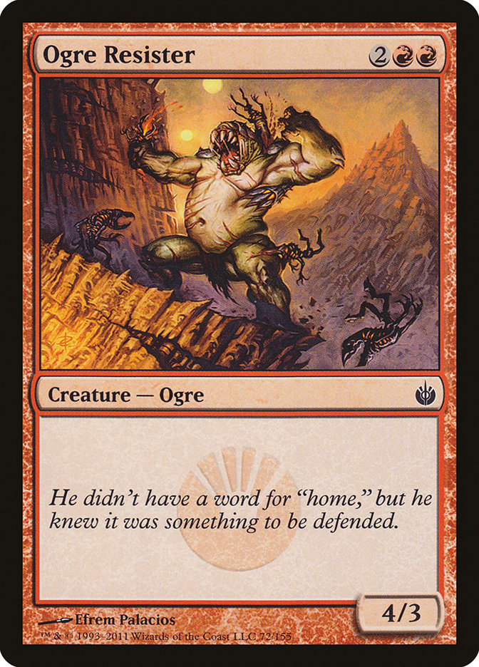 Ogre Resister [Mirrodin Besieged] Foil