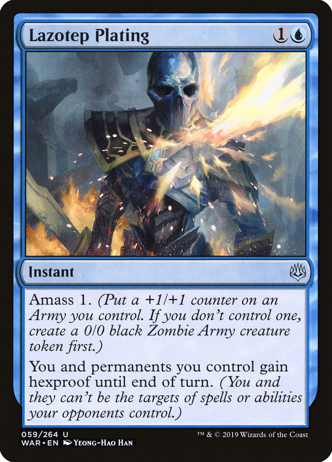 Lazotep Plating [War of the Spark] Foil