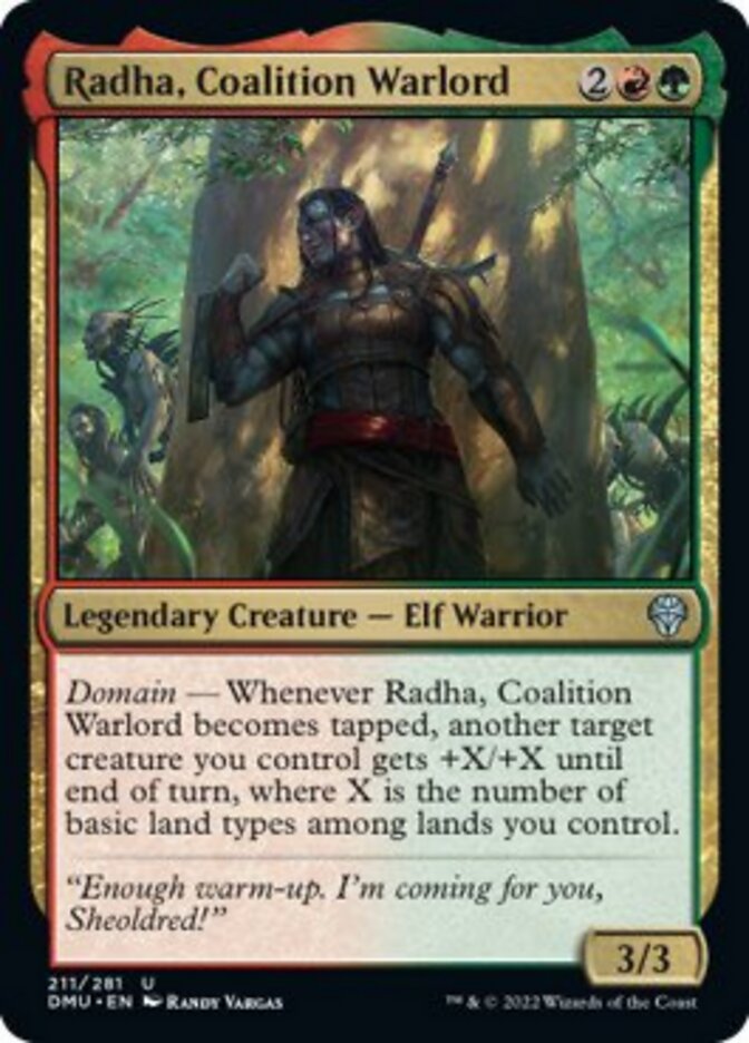 Radha, Coalition Warlord [Dominaria United] Foil