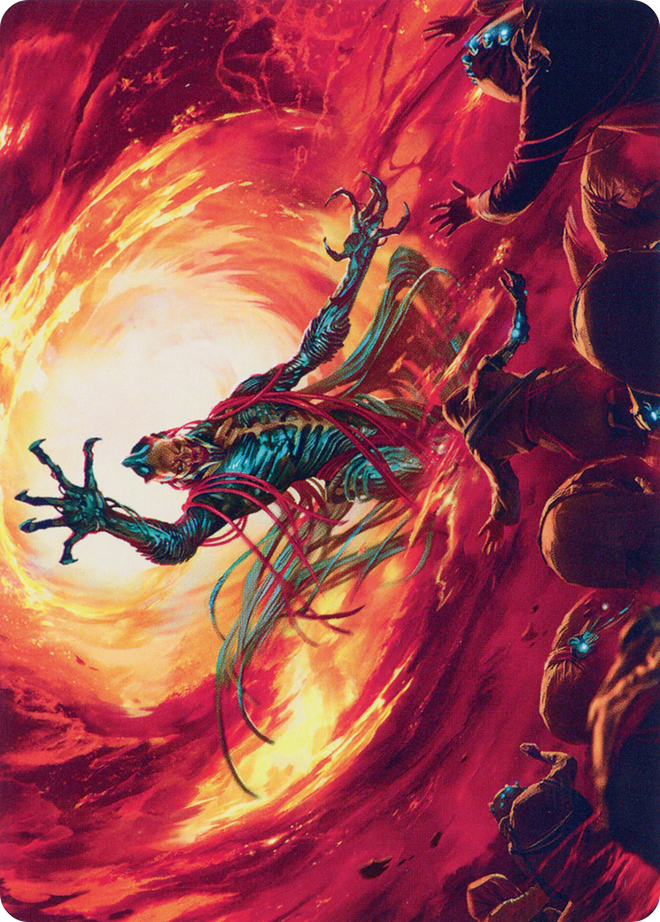 Gix, Yawgmoth Praetor // Gix, Yawgmoth Praetor  [The Brothers' War Art Series] (Borderless) Foil