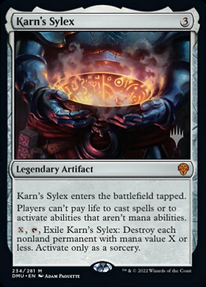 Karn's Sylex (Promo Pack) [Dominaria United Promos] Foil