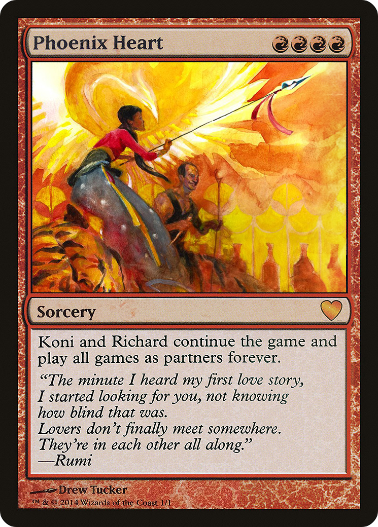 Phoenix Heart  [Celebration Cards]