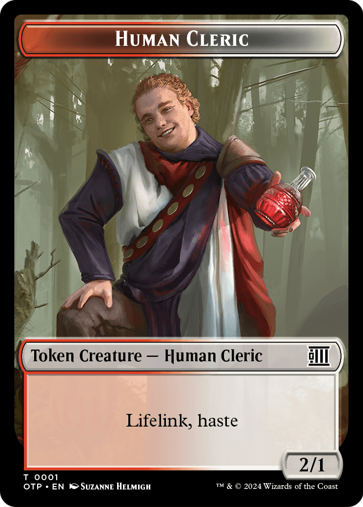 Human Cleric  [Breaking News Tokens] Foil