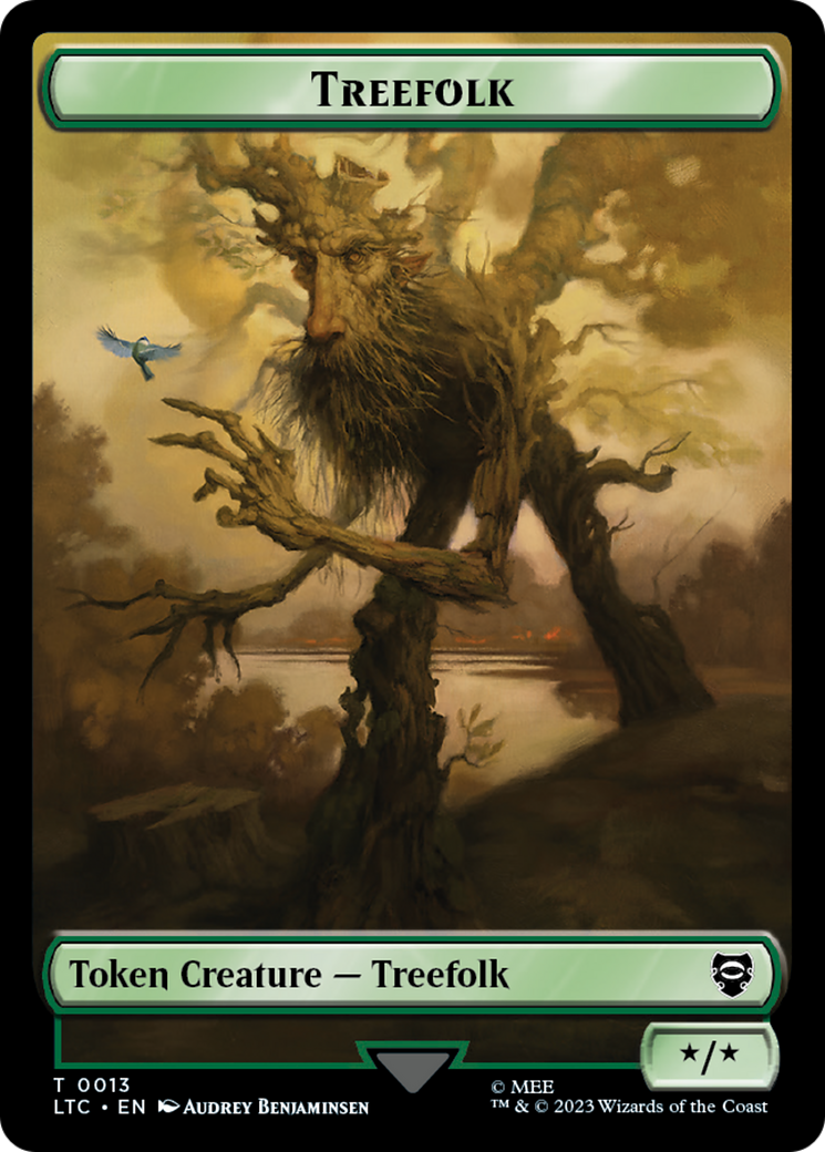 Treefolk  [Tales of Middle-earth Commander Tokens]