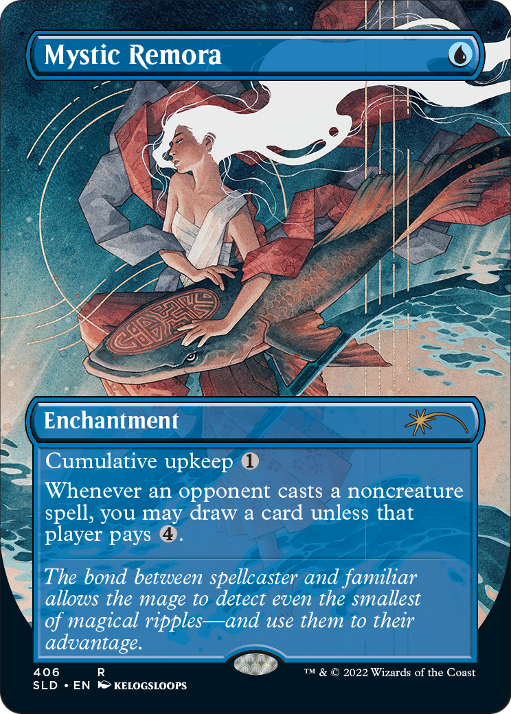Mystic Remora (Borderless) [Secret Lair Drop Series] Foil