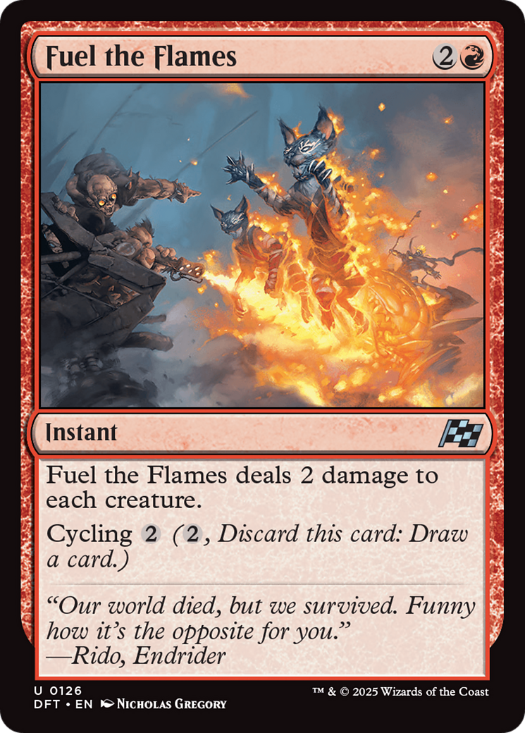 Fuel the Flames [Aetherdrift] Foil