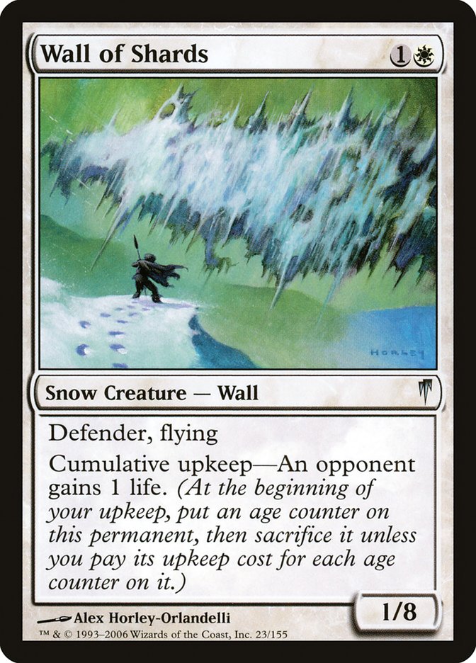 Wall of Shards [Coldsnap] Foil